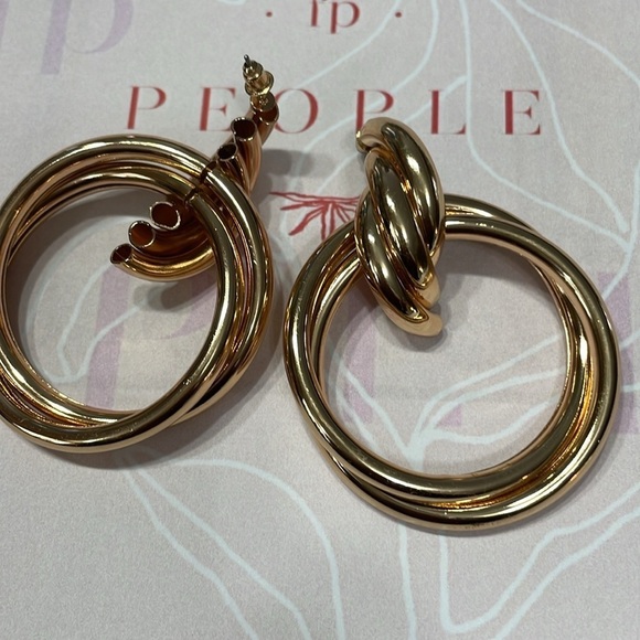 Free People Knock Knock Hoop Earrings - Picture 8 of 12